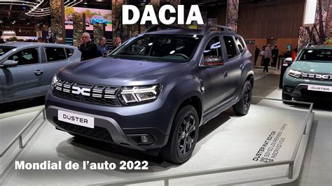 Stand Dacia Au Mondial De L Auto 2022 Avec Un Nouveau Duster YouTube