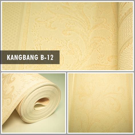 Jual WALLPAPER DINDING KEMBANG SALUR PREMIUM DAN TEBAL TIMBUL EMBOS