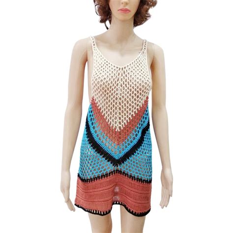 Buy Sexy Beach Cover Up Bikini Crochet Knitted Swimwear Summer Beach