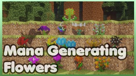 Botania Tutorial 3 Mana Generating Flowers Youtube