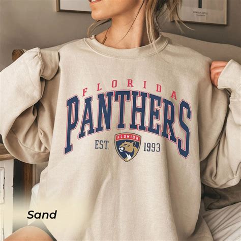 Vintage Florida Panthers Sweatshirt Panthers Tee Hockey Sweatshirt