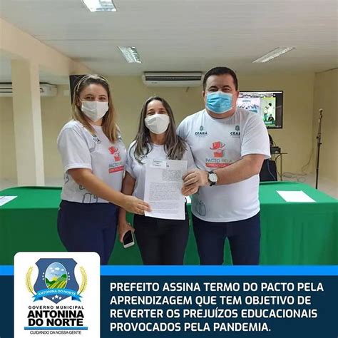 Prefeito Assina Termo Do Pacto Pela Aprendizagem Antonina Do