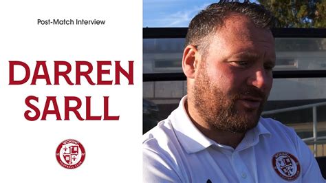 Maidenhead United 1 0 Woking Darren Sarll Interview YouTube