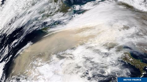 Un Nuage De Sable Du Sahara Va Passer Au Dessus Du Nord Et Du Pas De Calais