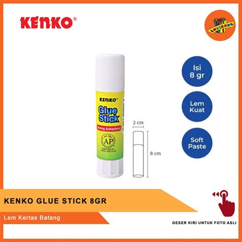 Jual MAKASSAR KENKO GLUE STICK 8GR Lem Kertas Batang Shopee Indonesia