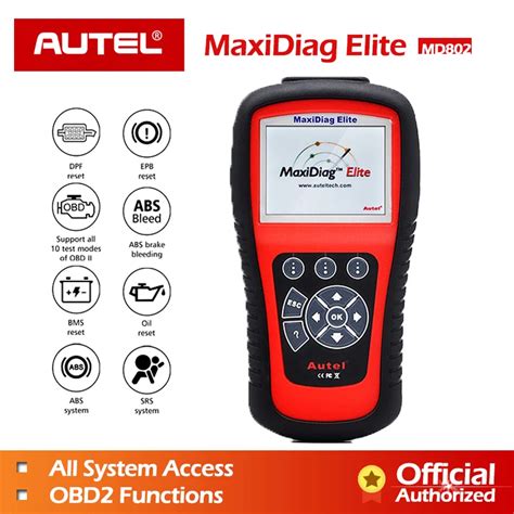 Autel Maxidiag Elite Md Pk Md Diaglink Diagnostic Tool Obdii