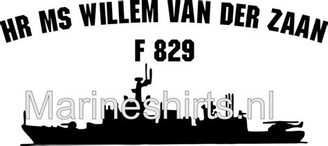 Borstembleem Willem Van Der Zaan Contour F829brstcont