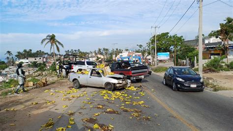 Choque De Camionetas Deja Un Lesionado Al Poniente De Acapulco