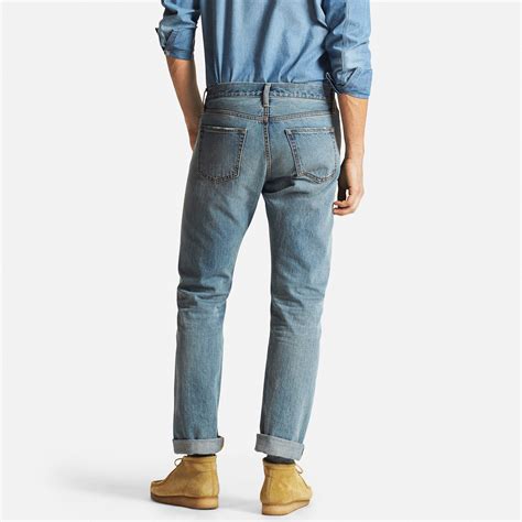 Mens Selvedge Regular Fit Jeans Uniqlo Us