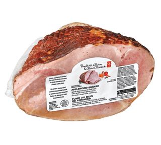 Pc Applewood Smoked Spiral Sliced Bone In Half Ham With Apple Cider