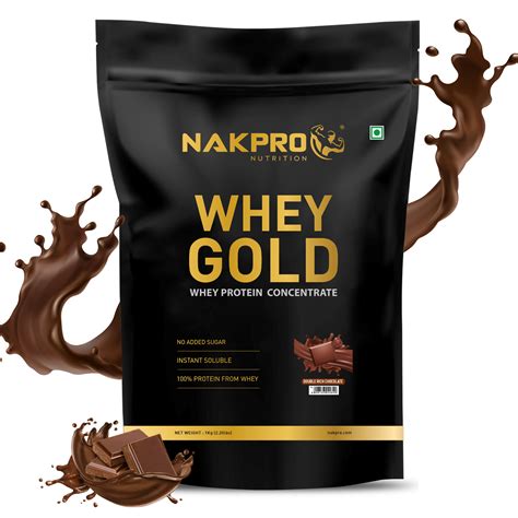 Nakpro Gold 100 Whey Protein Concentrate Supplement Powder 1 Kg 2 2