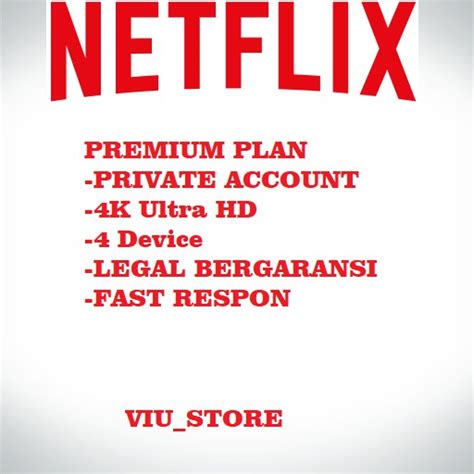 Jual NETFLIX PREMIUM 1 BULAN RESMI PRIVATE AKUN Shopee Indonesia