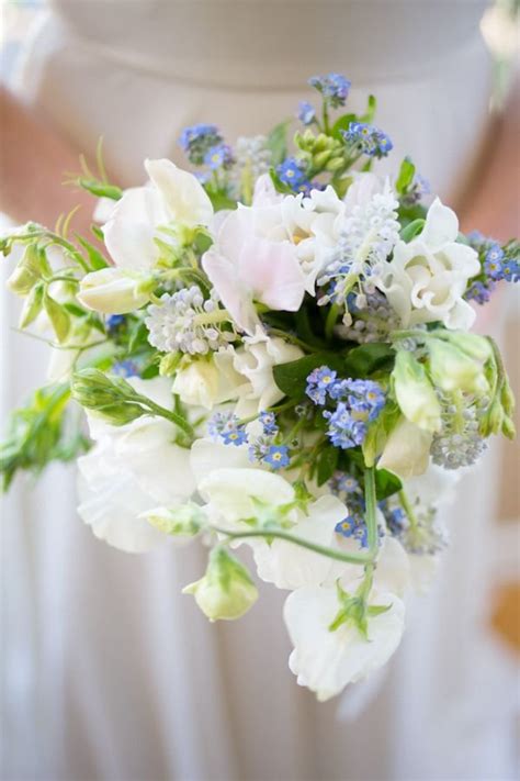 Blue And White Wedding Flowers