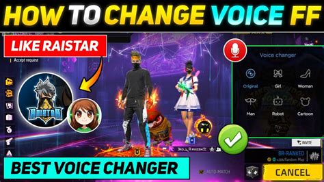 How To Change Voice In Free Fire Free Fire Me Voice Change Kaise