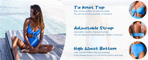 Amazon Honlyps High Waisted Bikini Sets For Women Tummy Control Piece Swimsuit Cheeky