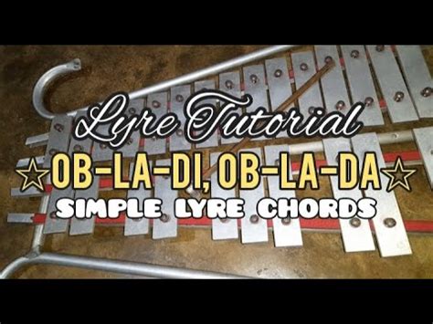 Ob La Di Ob La Da Lyre Playing Slowmo Tutorial Practice Simple