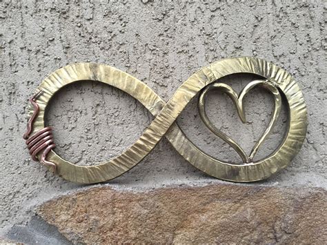 Bronze Gift Bronze Infinity Sign Bronze Gift For Wife Etsy