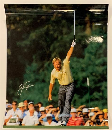 Jack Nicklaus Autographed 1986 Masters Photograph The Autograph Source