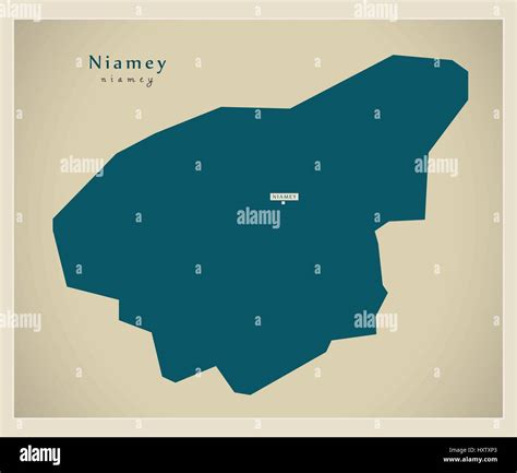 Modern Map - Niamey NE Stock Vector Image & Art - Alamy