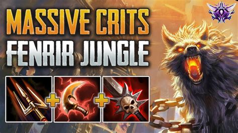 CRIT HYDRAS BROKEN Fenrir Jungle Gameplay SMITE Masters Ranked