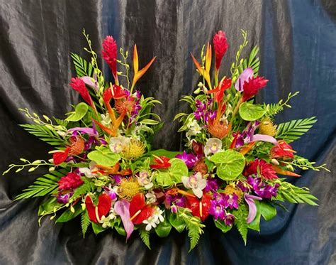 Tropical Urn Garden In Lihue Hi Flowers Forever Llc