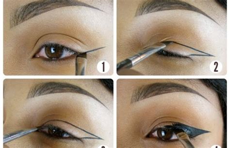 Winged Eyeliner Step By Step