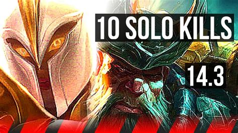 KAYLE Vs GP TOP 10 Solo Kills 65 Winrate Rank 10 Kayle