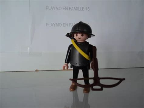 PLAYMOBIL VINTAGE MÉDIÉVAL chevalier soldat archer dragon jaune set