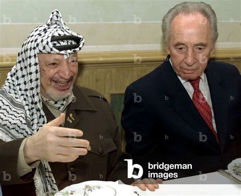 Image Of Le Pr Sident Palestinien Yasser Arafat Et L Ancien Premier