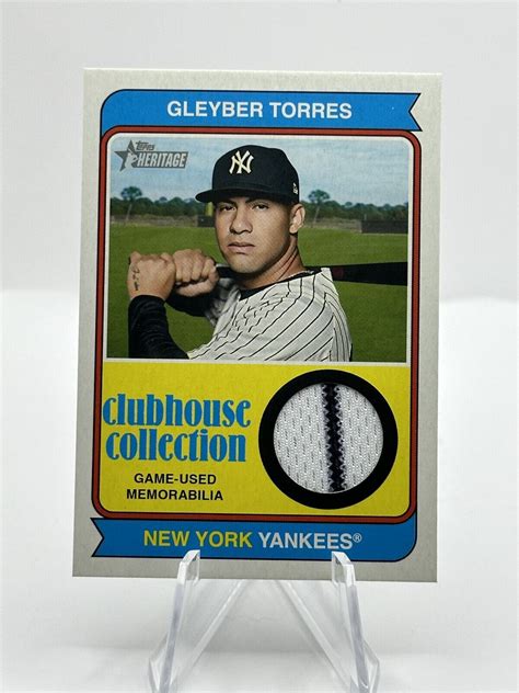 2023 Topps Heritage Clubhouse Collection Relics CCR GT Gleyber