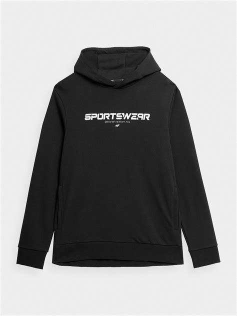 4F Bluza sportowa dresowa Bluza sportowa z kapturem męska