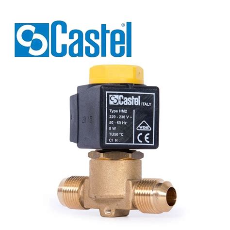 Hf2 1020 3A6 Castel Solenoid Valve 10mm For Refrigeration System Pipe