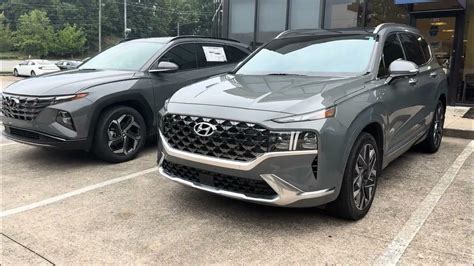 Hampton Gray 2024 Hyundai Tucson Limited Vs 2023 Hyundai Santa Fe