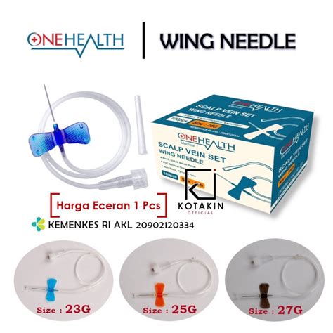 Jual Onehealth Wing Needle Scalp Vein Set Eceran Shopee Indonesia