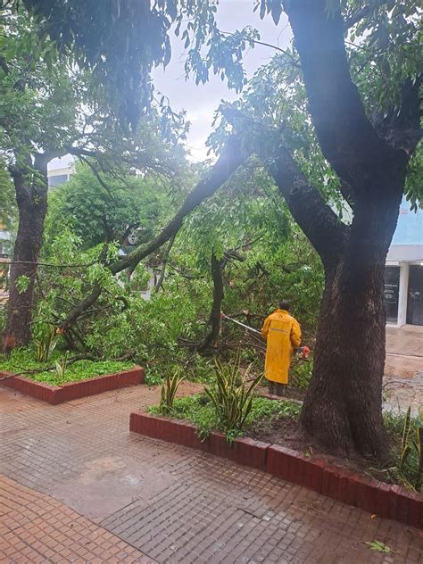 Intensos Trabajos Ejecuta El Municipio Tras El Fuerte Temporal De Esta