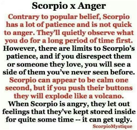 Pin By Angelica Wines On Scorpio Scorpio Zodiac Facts Scorpio Anger