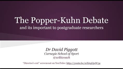 Popper Vs Kuhn Youtube