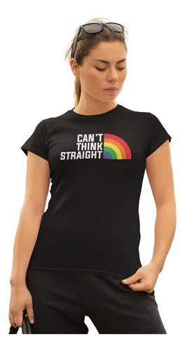 Playera Pride Cant Think Straight Gay Lgbtt Colores Arcoiris Meses Sin Inter S