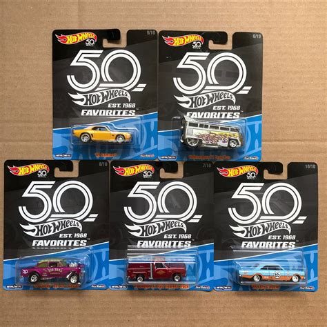 Hot Wheels Favorites Th Mix B Set Pcs Fullset Shopee Malaysia