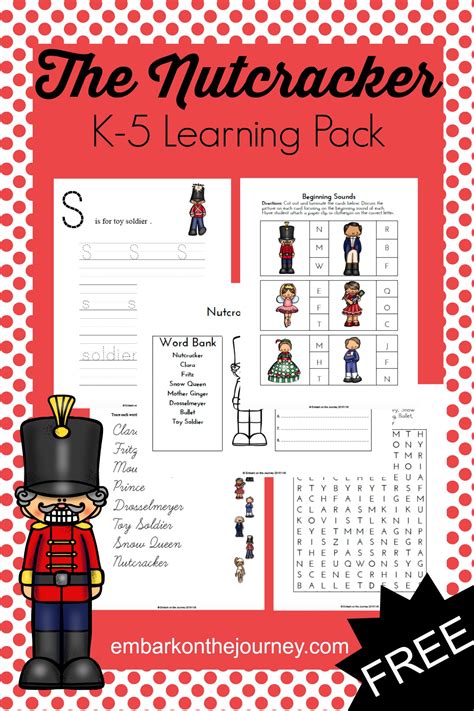 The Nutcracker Printable Learning Pack For K 5