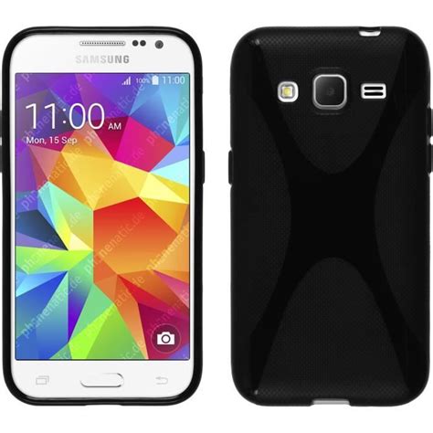 Coque En Silicone Pour Samsung Galaxy Core Prime X Style Noir Achat