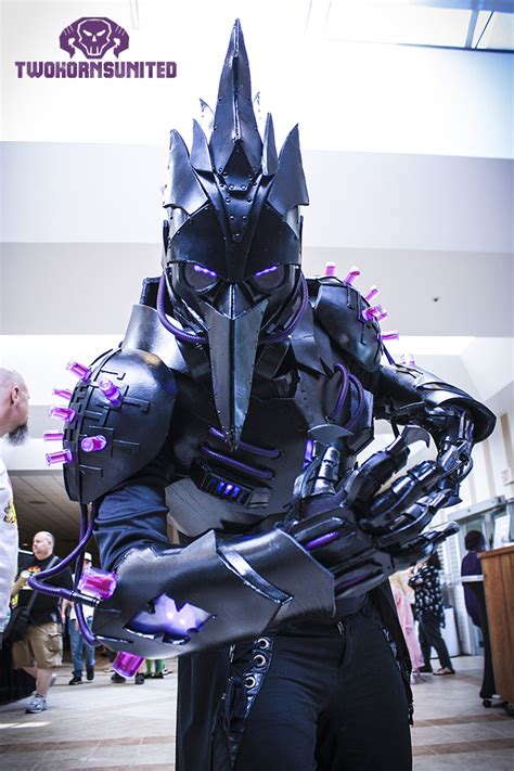 The Black Plague dark futuristic Light up costume by TwoHornsUnited on ...