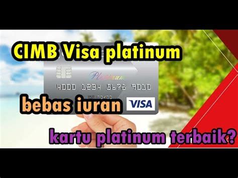 Unboxing Dan Review Kartu Kredit Cimb Platinum Kartu Kredit Platinum