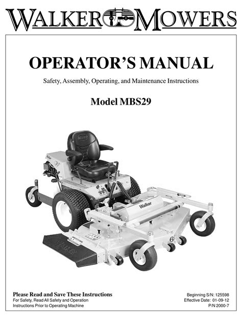 Walker Mower Electrical Schematics Wiring Flow Line