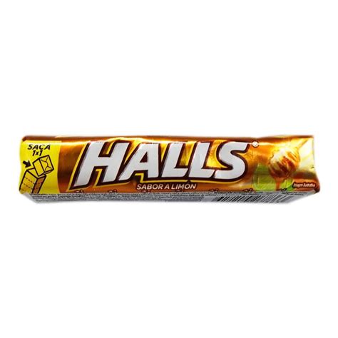 Caramelo Macizo Halls Sabor Lim N Con Miel Pzas Walmart