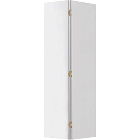 Reliabilt 24 In X 80 In White Flush Smooth Hollow Core Primed Hardboard Closet Bifold Door In