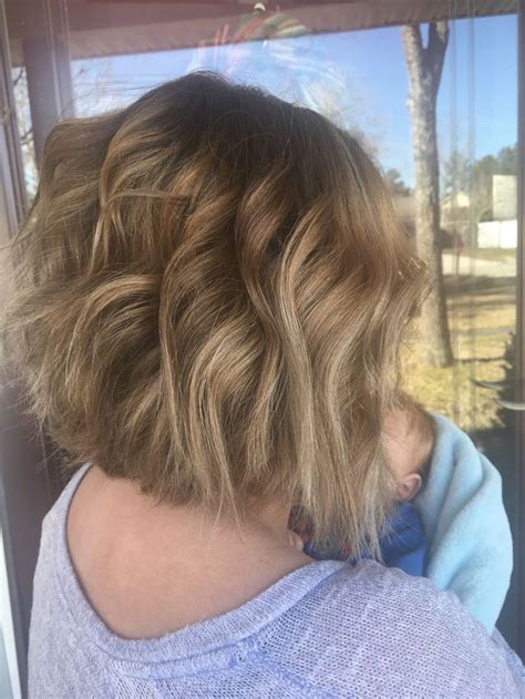 Blonde Balayage Bob With Brown Lowlights Blonde Balayage Bob Blonde