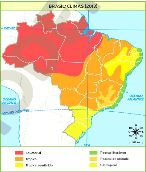 Climas do Brasil tipos e suas características Significados