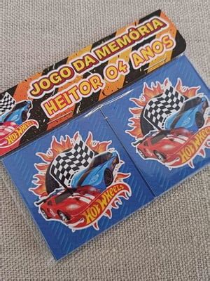 Jogo Da Memoria Hot Wheels Conjuntos Pecas Cada Compre