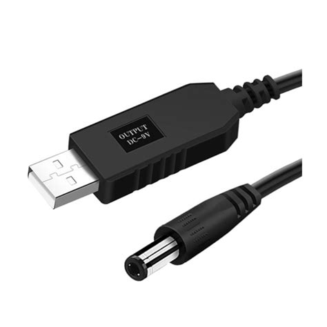 1m 9V USB DC Ladekabel USB A Stecker Auf Hohlstecker